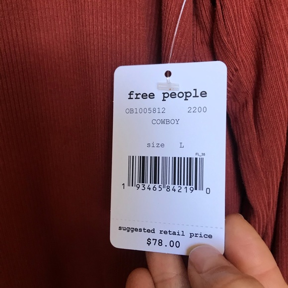 NWT Free People ‘Shimmy Shake’ Top - Picture 7 of 7